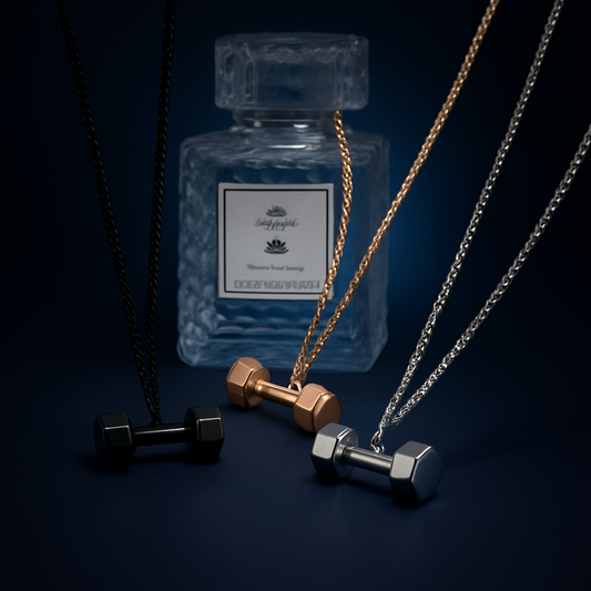Arrival Dumbbell Pendant Fitness Necklace